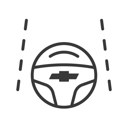 Ícono guía y asistencia avanzada de remolque Chevrolet Equinox EV 2024 SUV eléctrica deportiva