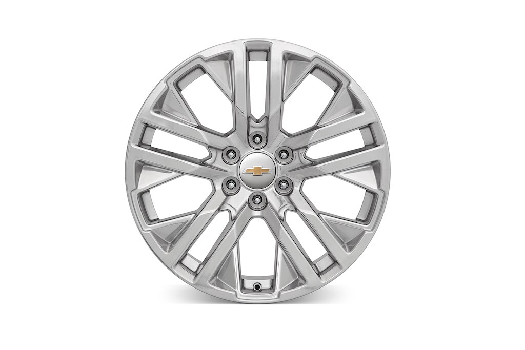 Rin de aluminio de 22 pulgadas cromado de 6 brazos para Chevrolet Cheyenne ZR2 BISON 2024