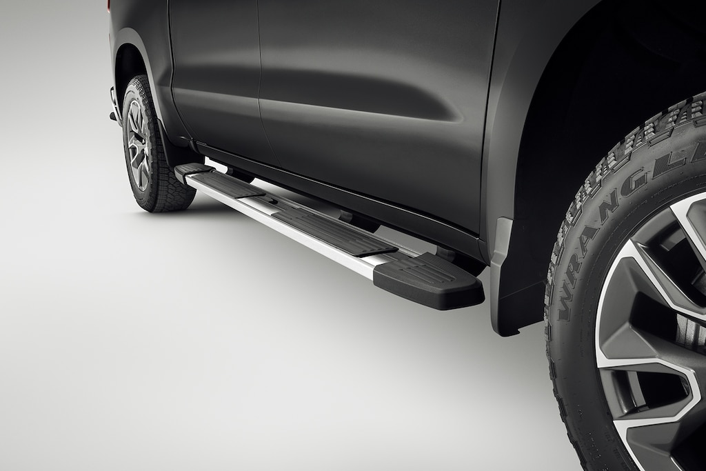 Estribo rectangular cromado de 6 pulgadas para Chevrolet Cheyenne ZR2 BISON 2025, camioneta pickup