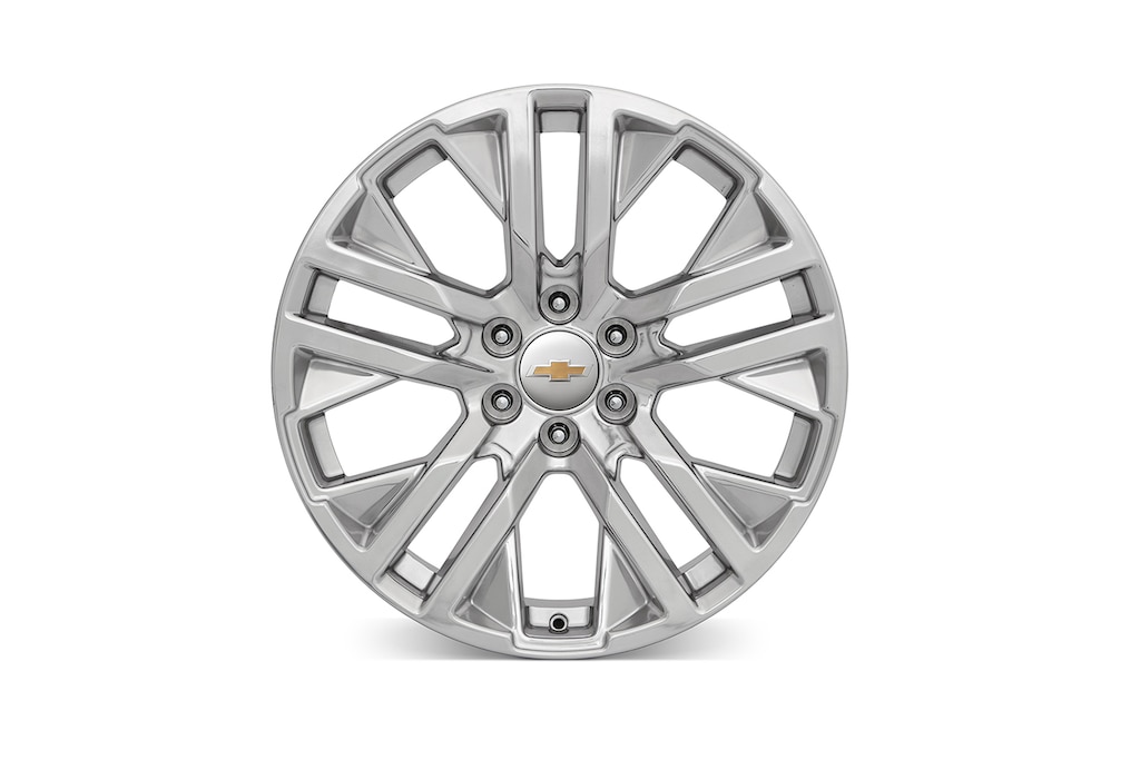 Rin de aluminio de 22 pulgadas cromado de 6 brazos para Chevrolet Cheyenne ZR2 BISON 2025, camioneta pickup