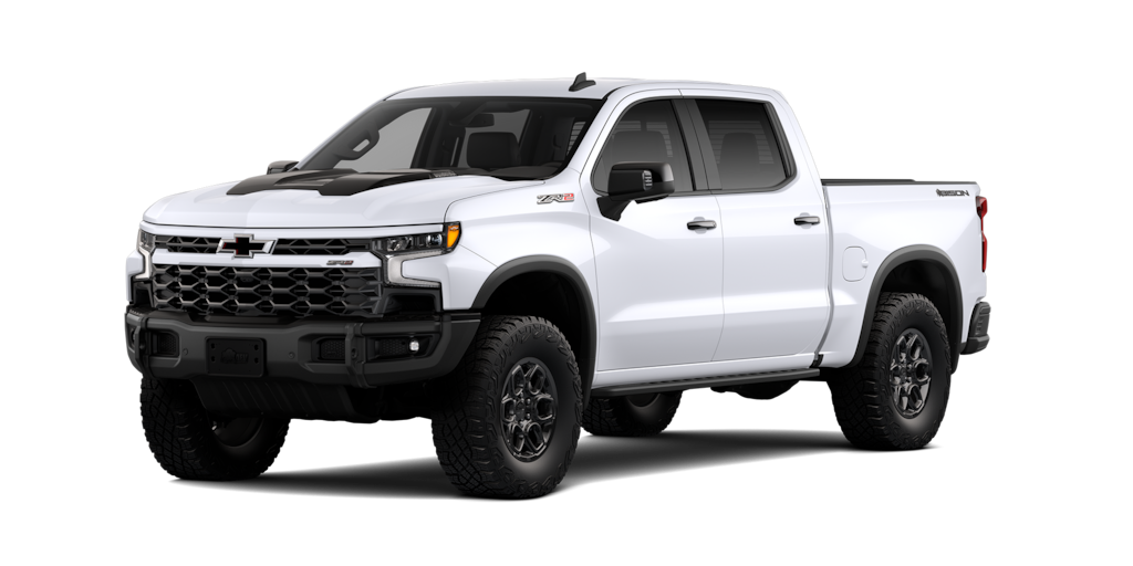 Nueva Chevrolet Cheyenne ZR2 BISON 2025, camioneta pickup color blanco